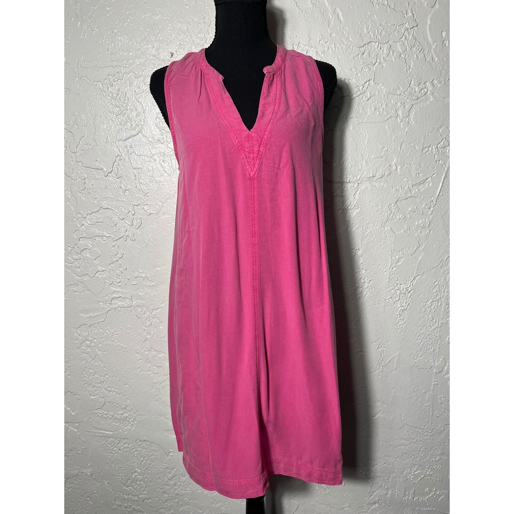 NWT Splendid Collection Pink Sleeveless V-Neck Shift Dress Women's M